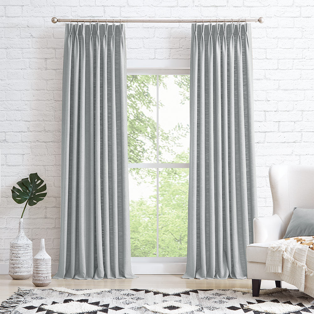Elvonaeoly Heavyweight Linen Curtains