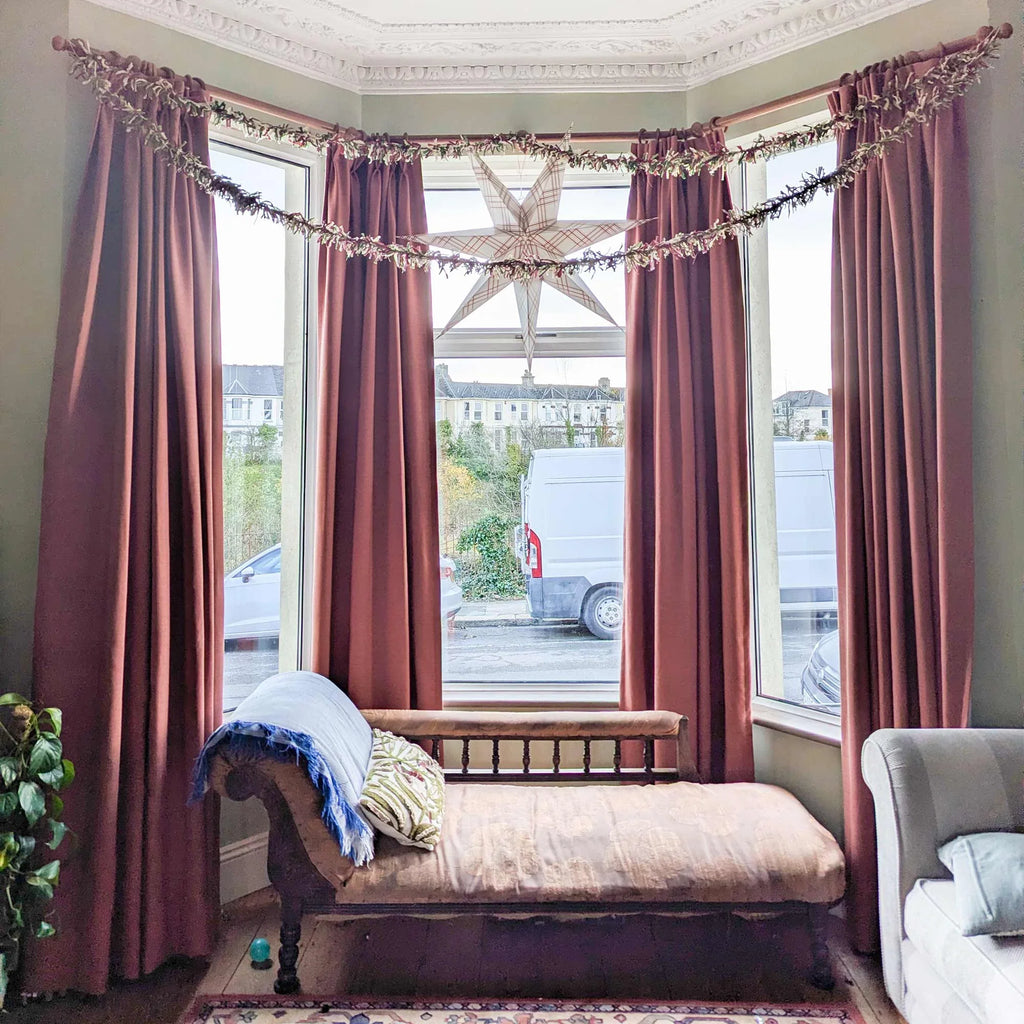 Elvonaeoly Heavyweight Linen Curtains