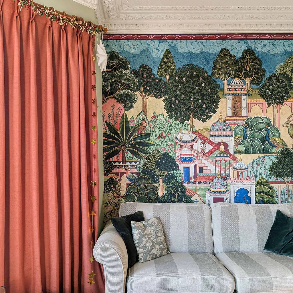 Elvonaeoly Heavyweight Linen Curtains