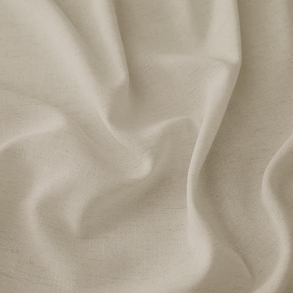 Elvonaeoly Cotton Linen Semi Sheer Curtains