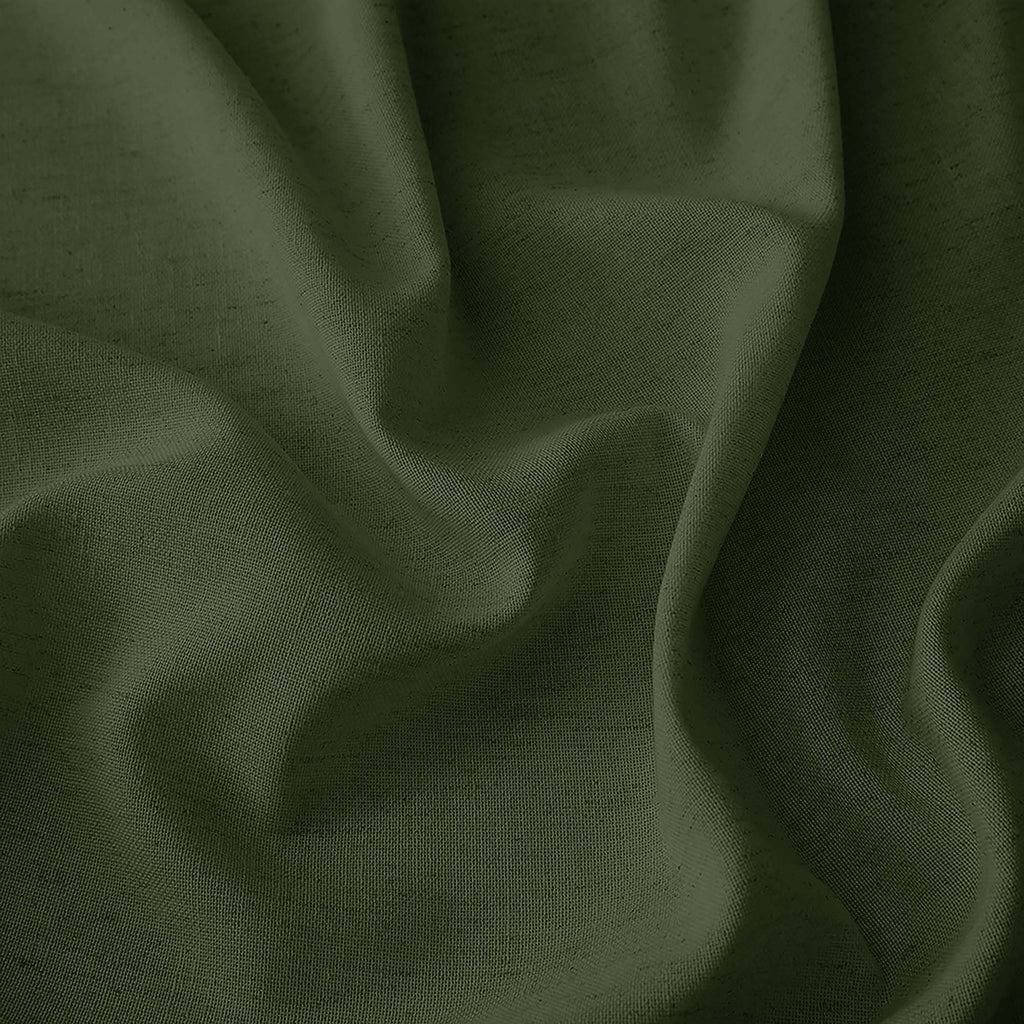 Elvonaeoly Cotton Linen Semi Sheer Curtains