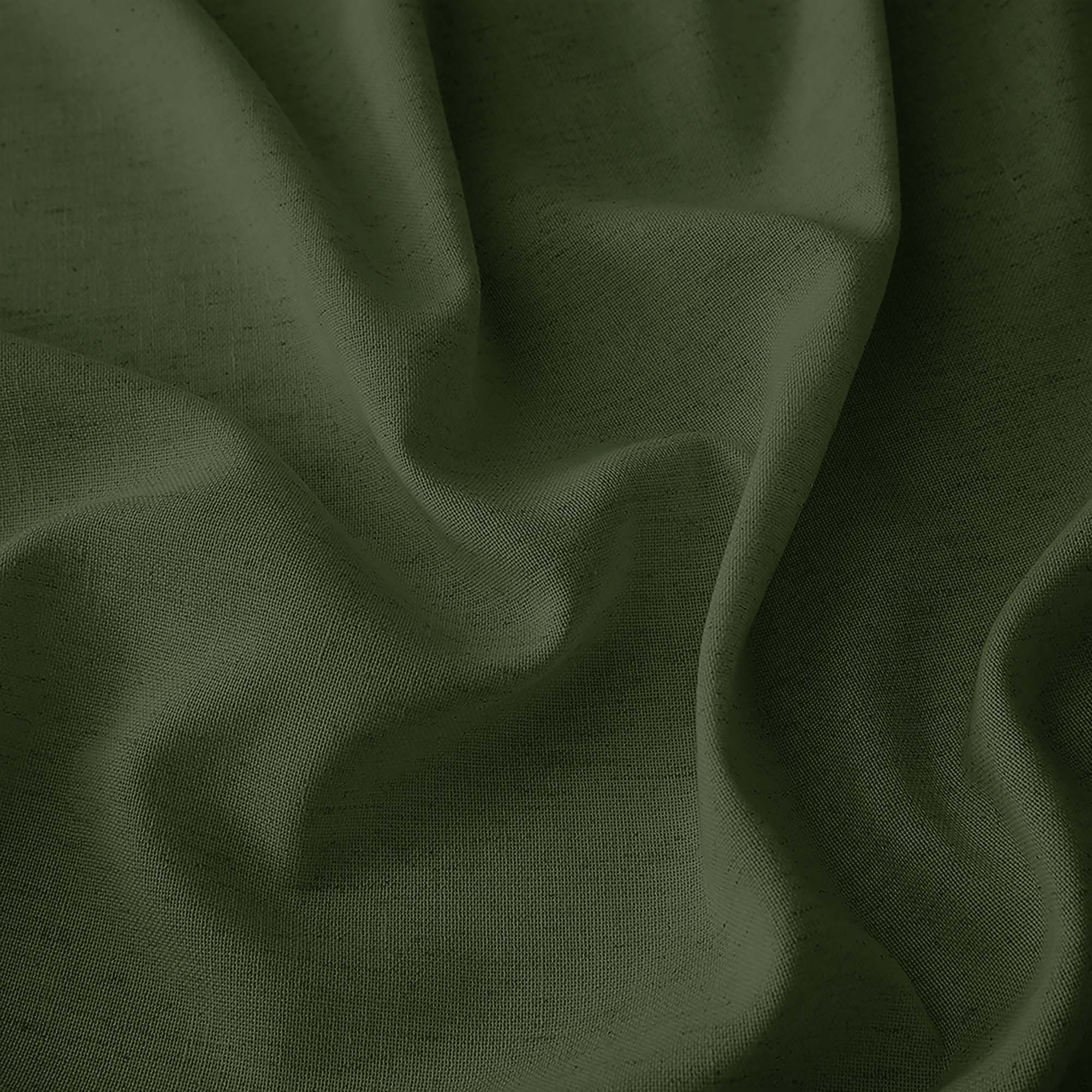 Elvonaeoly Cotton Linen Semi Sheer Curtains