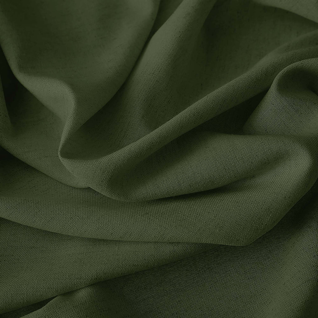 Elvonaeoly Cotton Linen Semi Sheer Curtains