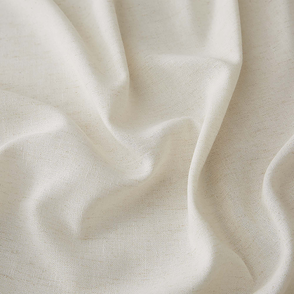 Elvonaeoly Cotton Linen Semi Sheer Curtains
