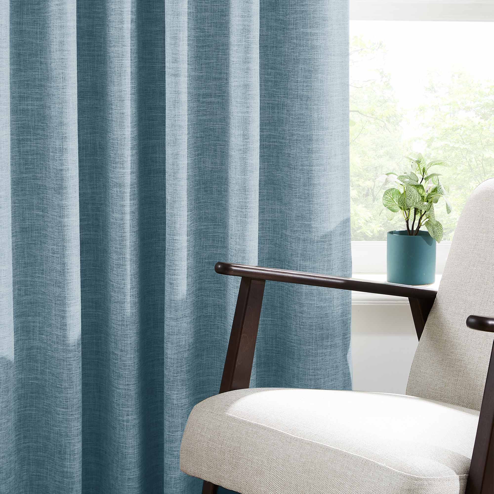 Elvonaeoly 100% White Blackout Curtains