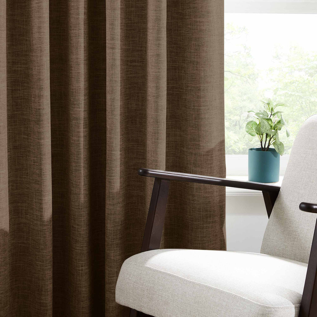 Elvonaeoly 100% White Blackout Curtains