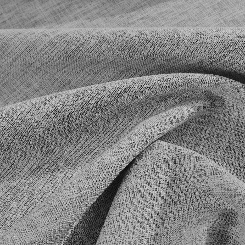 Elvonaeoly 100% White Blackout Curtains