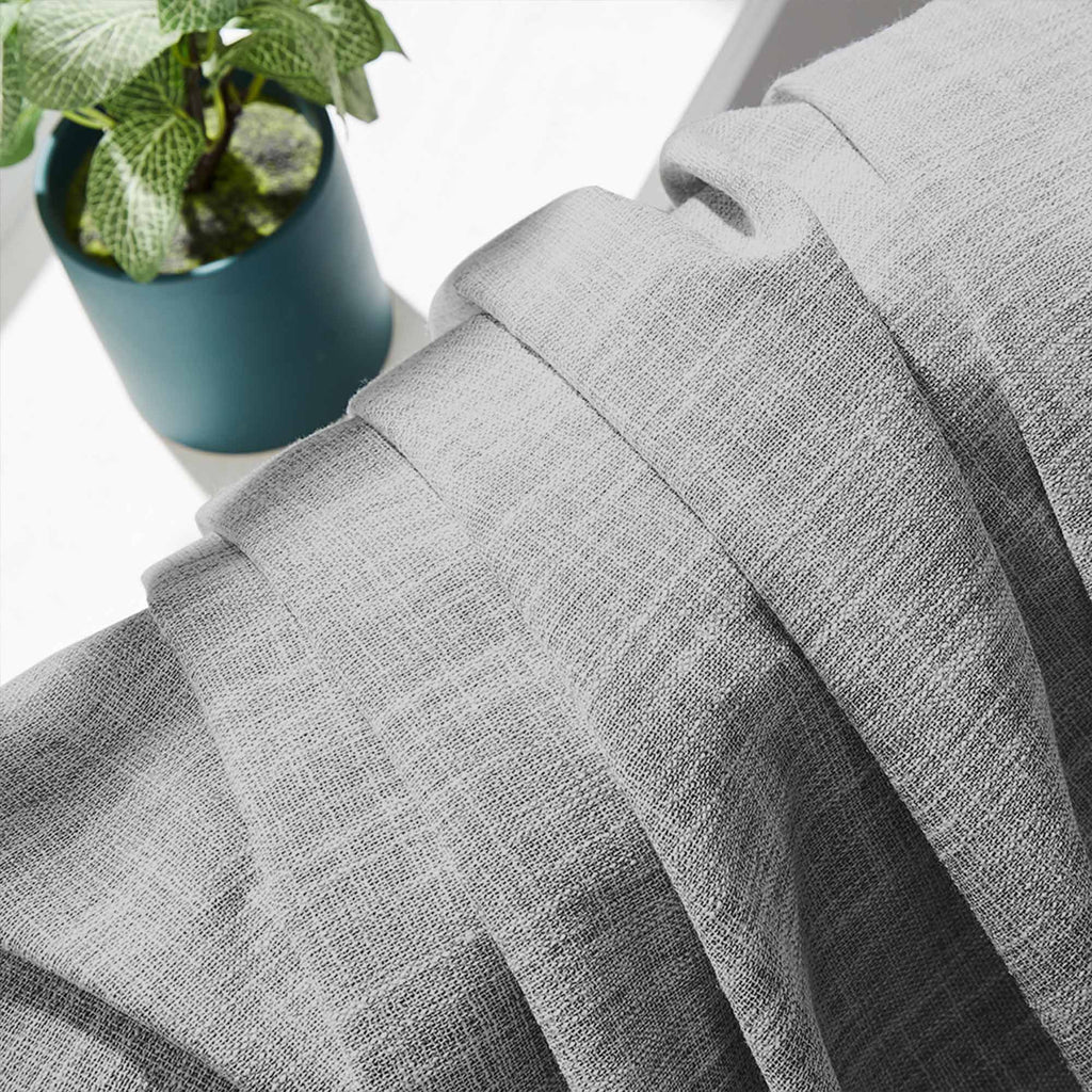 Elvonaeoly 100% White Blackout Curtains