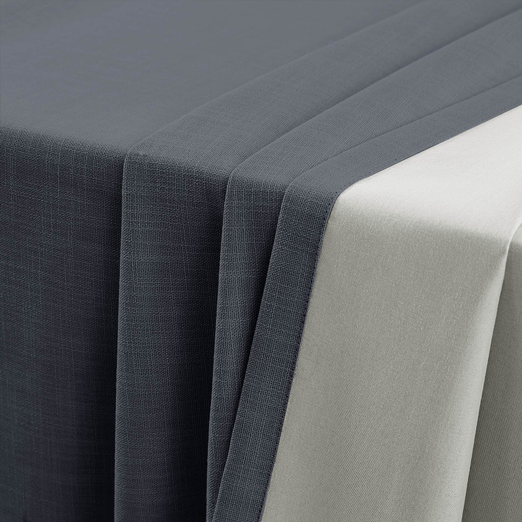 Elvonaeoly 100% White Blackout Curtains