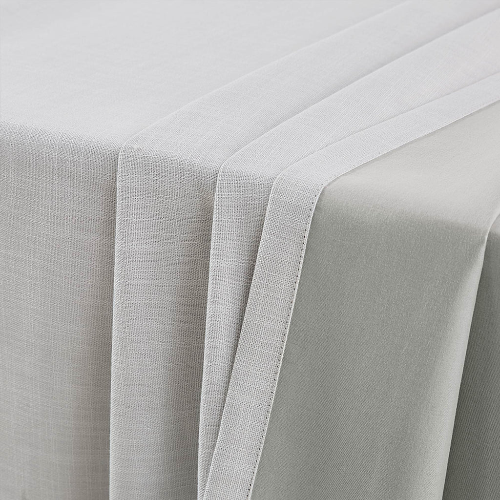 Elvonaeoly 100% White Blackout Curtains