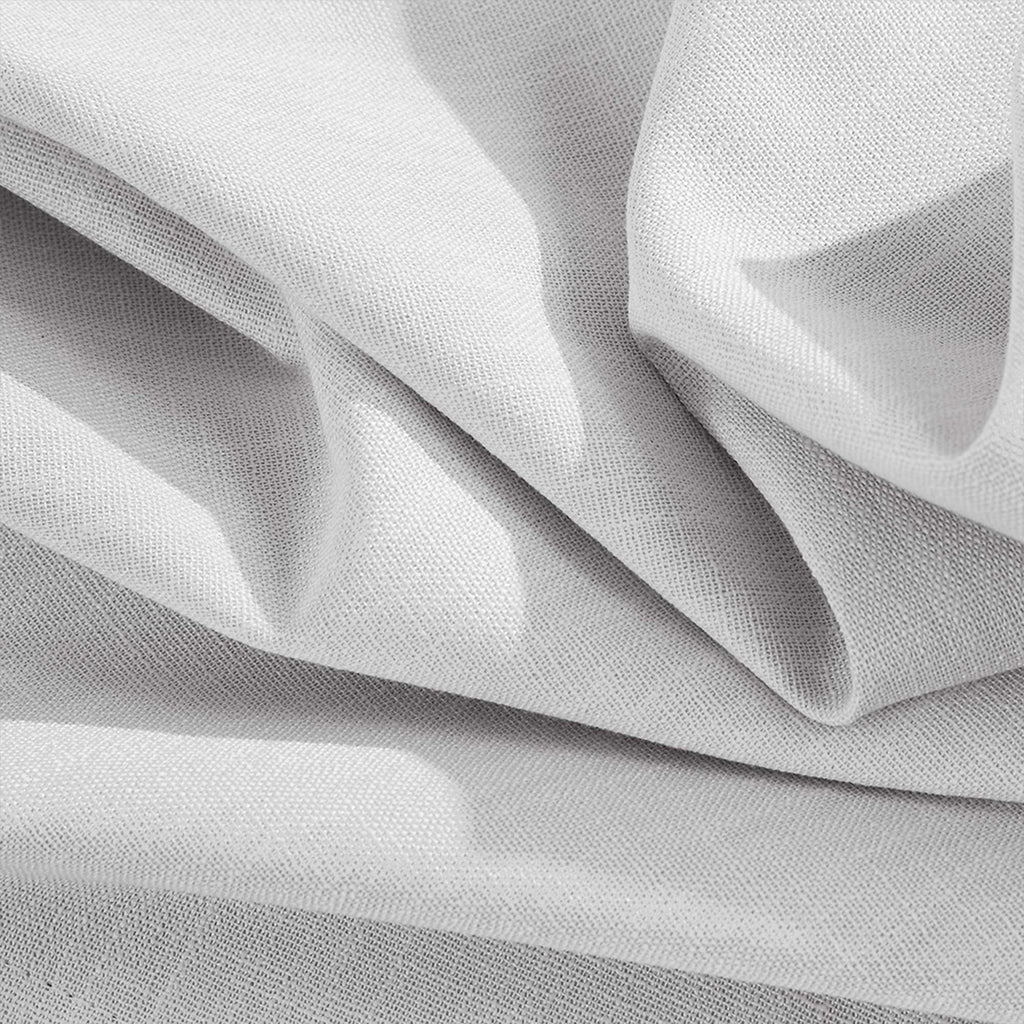 Elvonaeoly 100% White Blackout Curtains