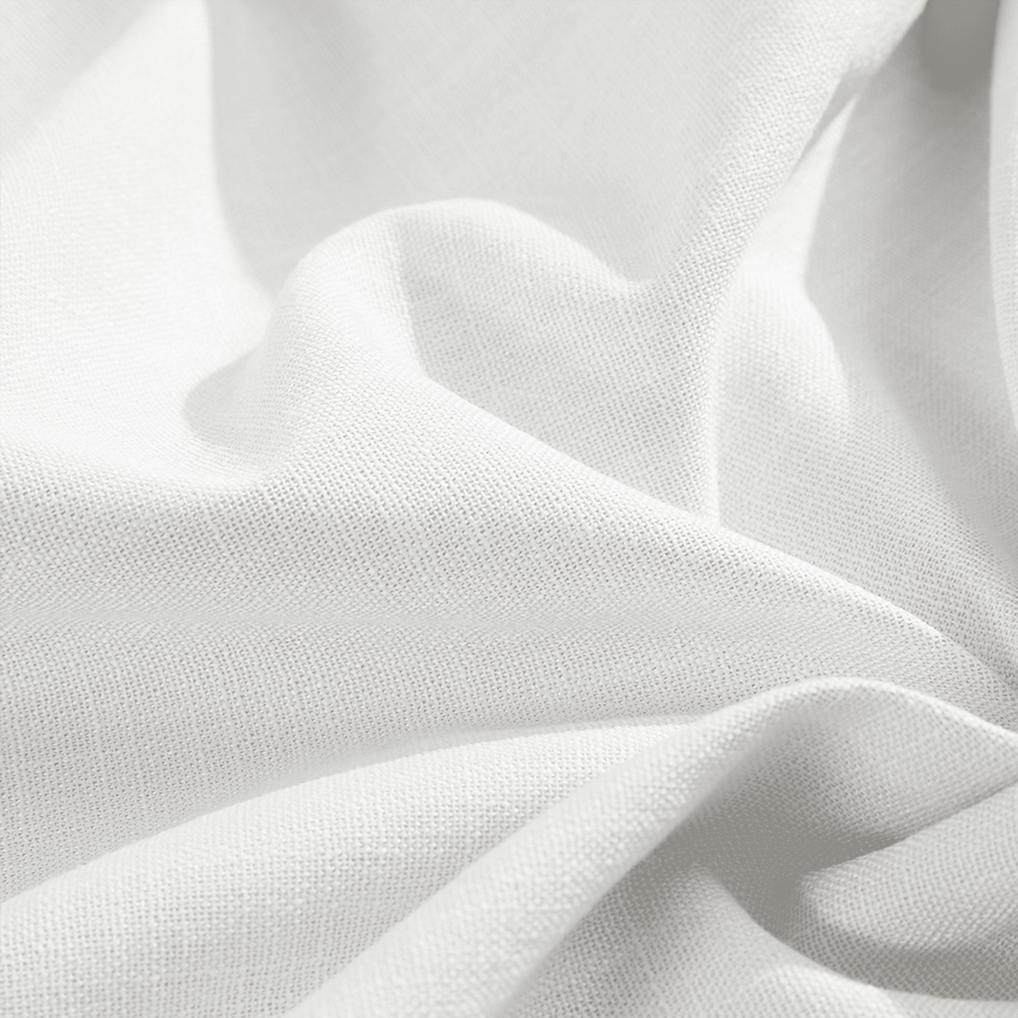 Elvonaeoly 100% White Blackout Curtains