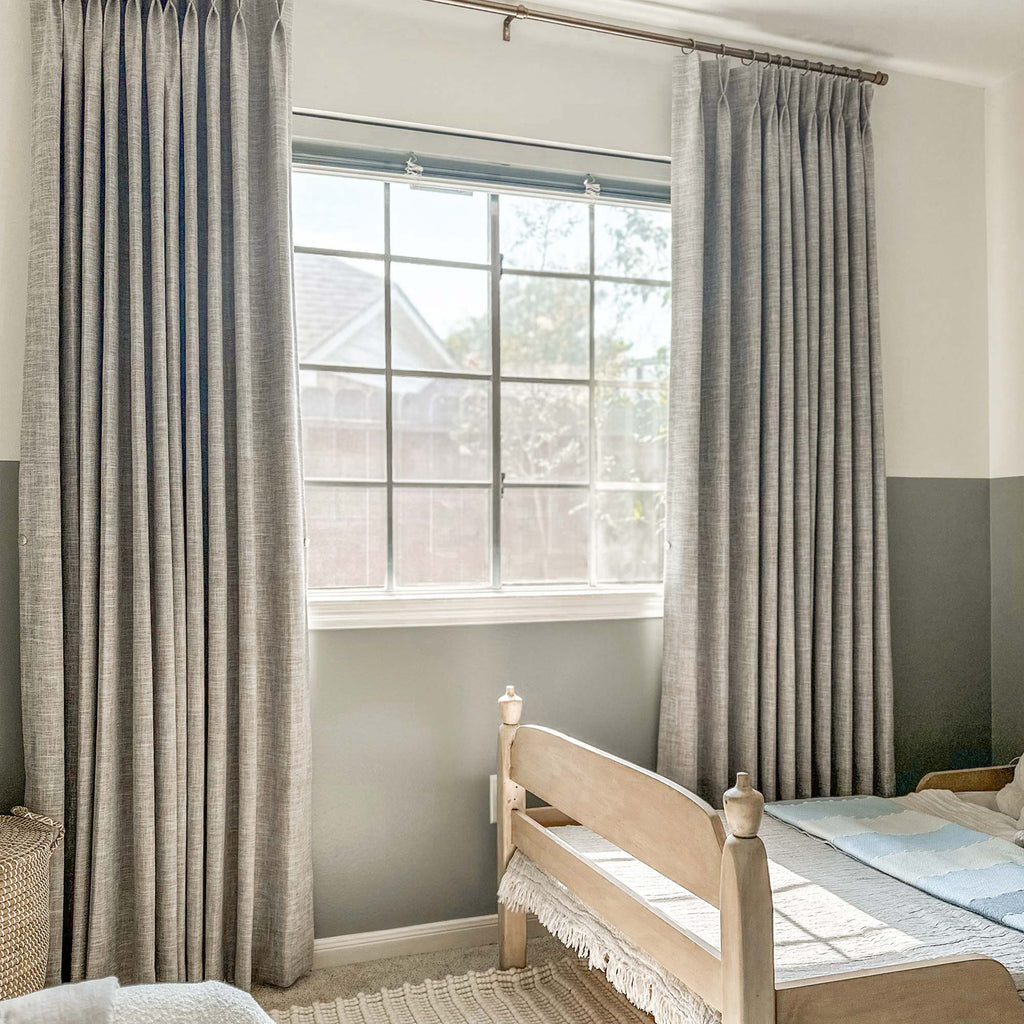 Elvonaeoly 100% White Blackout Curtains