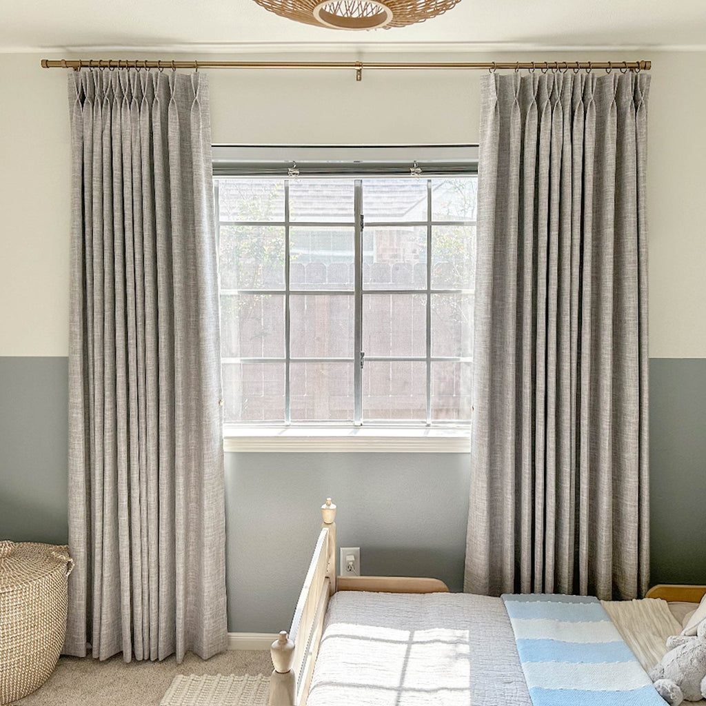 Elvonaeoly 100% White Blackout Curtains