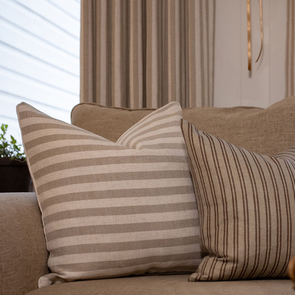 Elvonaeoly Stripe Linen Custom Curtains