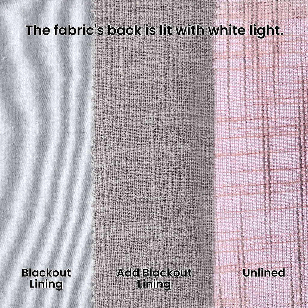 Elvonaeoly Cotton Blend Linen Look Curtains