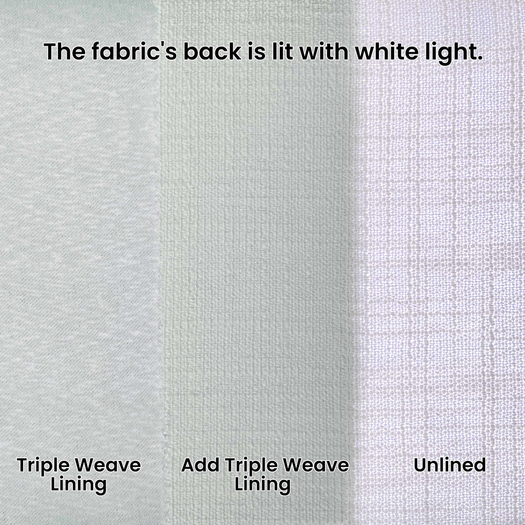 Elvonaeoly Cotton Blend Linen Look Curtains