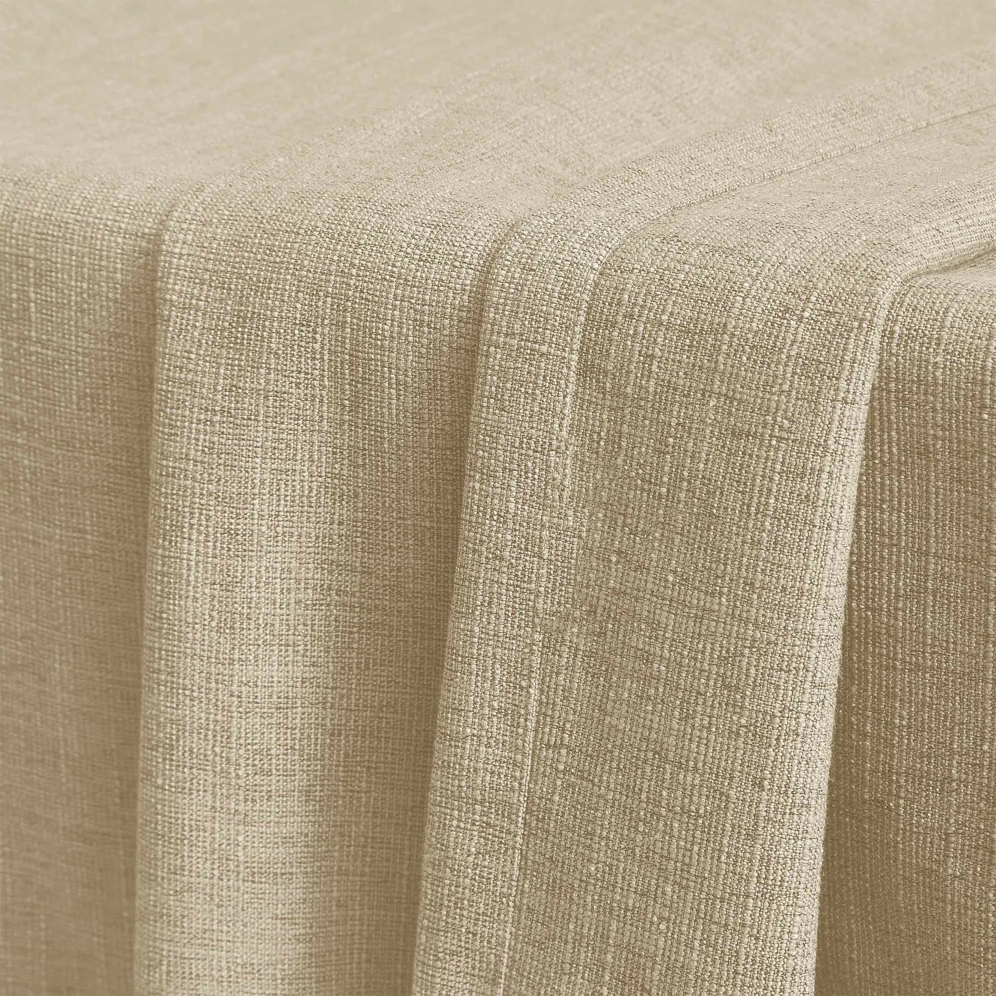 Elvonaeoly Cotton Blend Linen Look Curtains