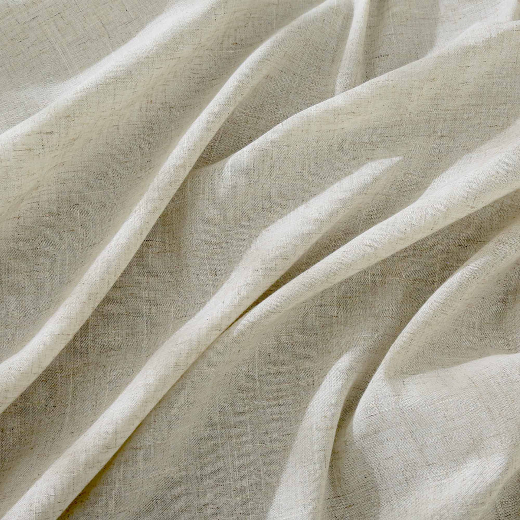 Elvonaeoly Linen Semi Sheer Curtains