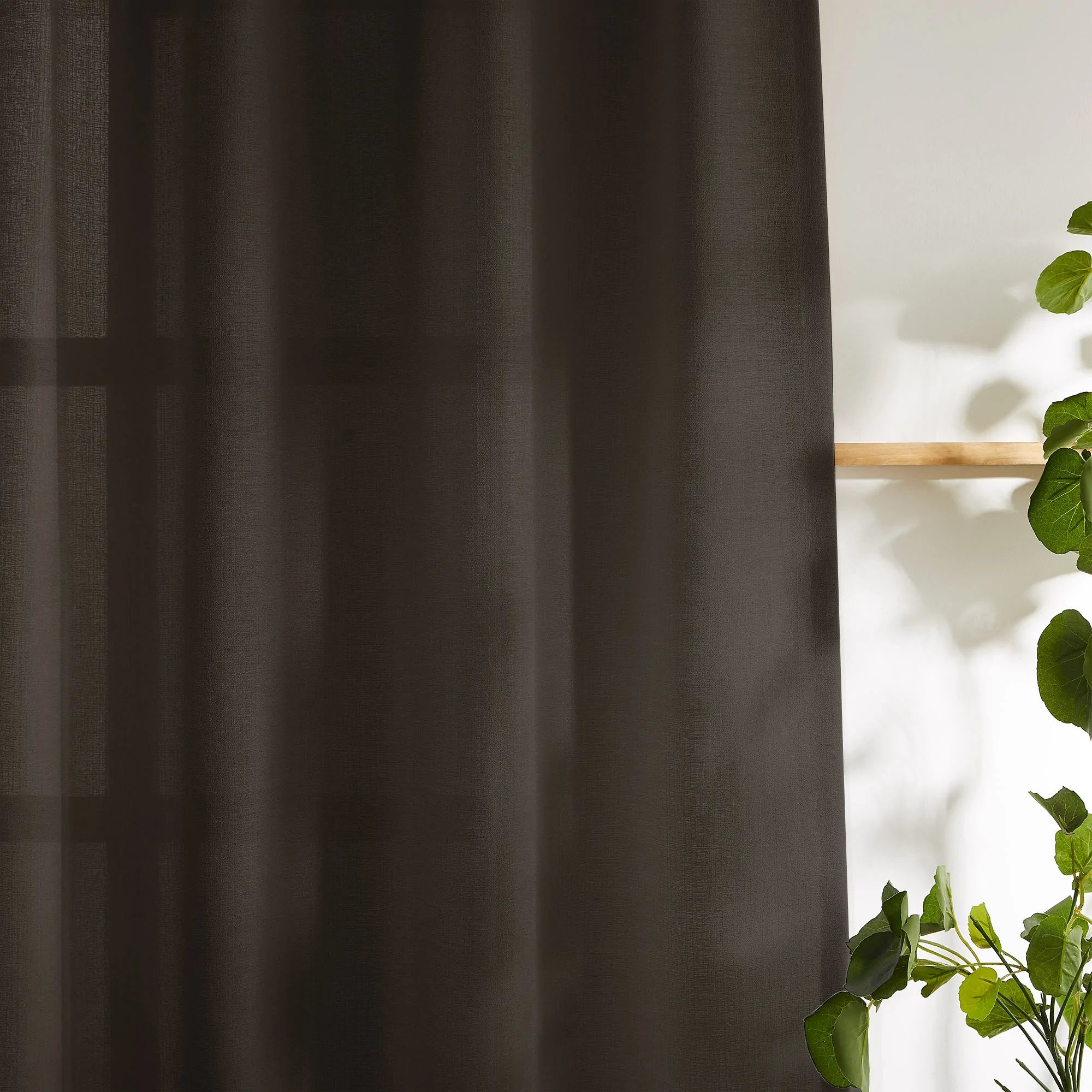 Elvonaeoly Semi Sheer Door Curtains